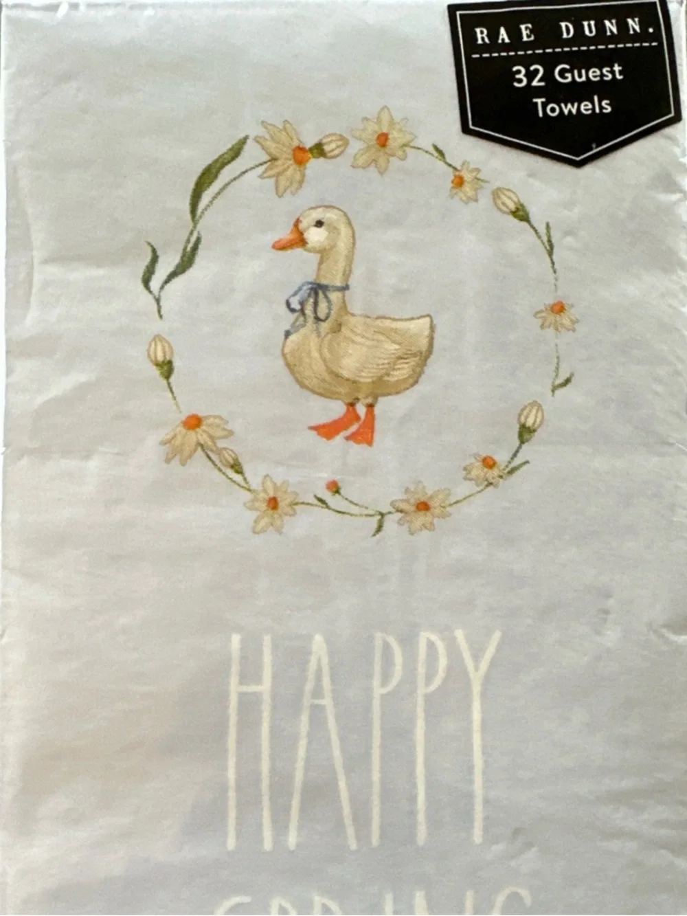 Rae Dunn Goose Duck Happy Spring Napkins Guest Towels 32 3 Ply NIP New